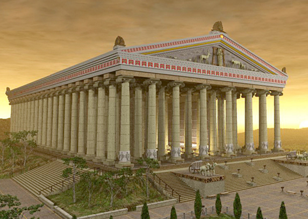 Вид храма Артемиды