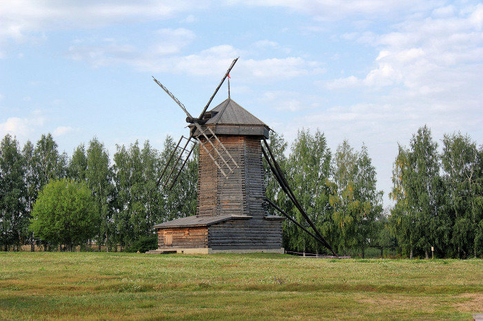 Музей деревянного зодчества в Суздале, ветряная шатровая мельница