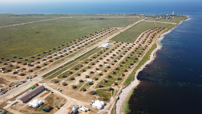 Оленевка Village с высоты птичьего полета