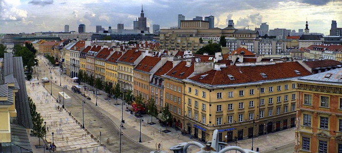 Вид на Краковское предместье, Варшава