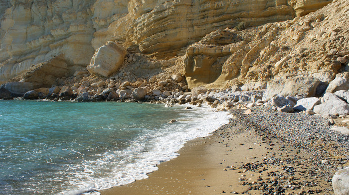 Скалы на Красном пляже, Крит