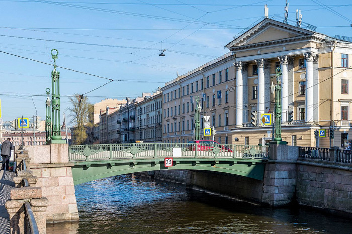 Вознесенский мост в Санкт-Петербурге, канал Грибоедова 