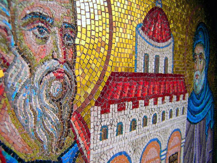 Мозаика в монастыре Иоанна Богослова на Патмосе, Греция