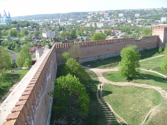 Крепостная стена смоленск фото