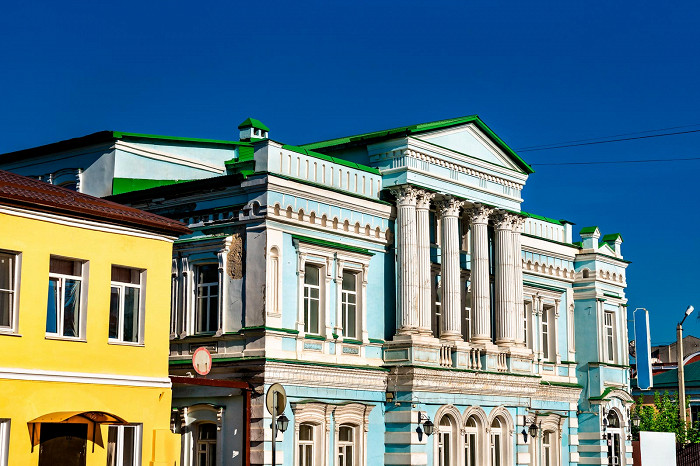 Старинные здания в центре Липецка