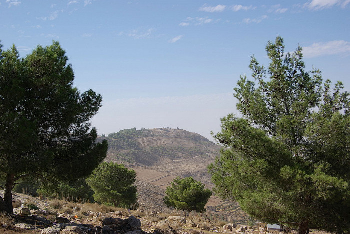 Вид на гору Нево в Иордании