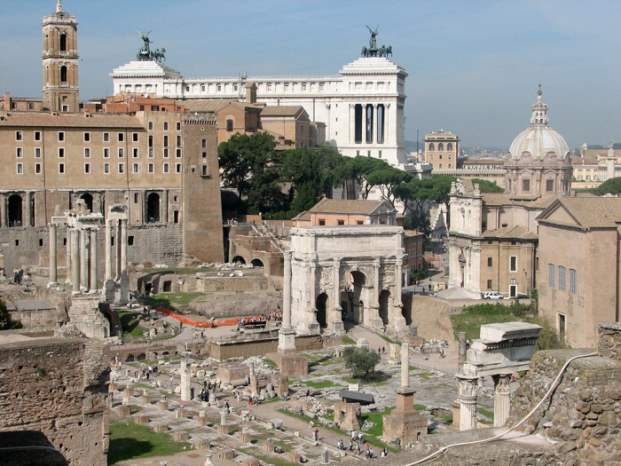 Палатин, центральный из семи главных холмов Рима