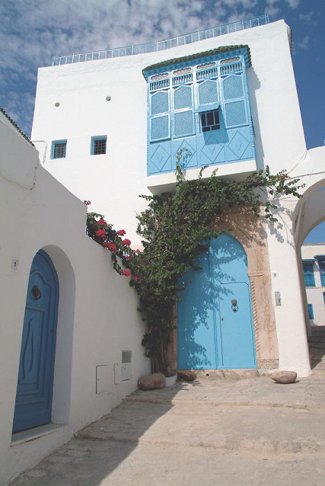 Бело-голубой город Сиди-Бу-Саид, Тунис