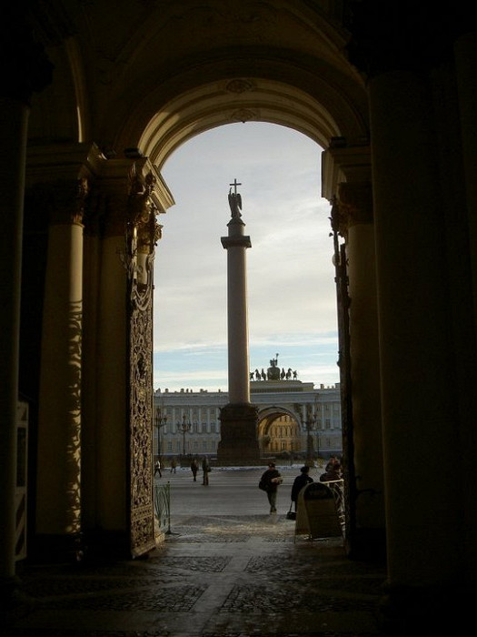 Вид на Дворцовую площадь, Санкт-Петербург