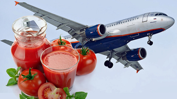 4 Почему в самолете очень хочется томатного сока