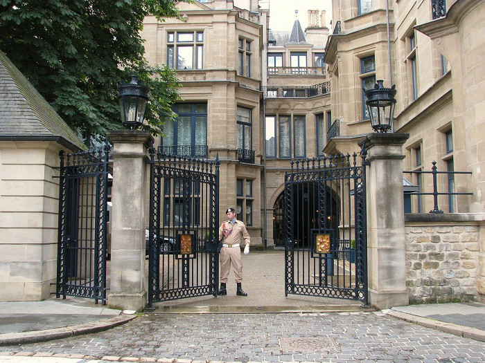 Дворец Великих герцогов в Люксембурге, внутренний двор