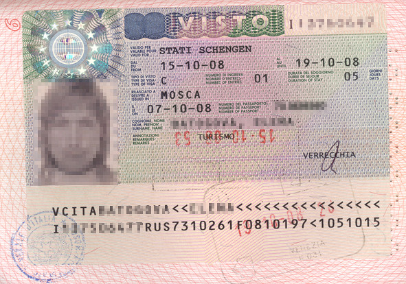 документы для шенгена в италию