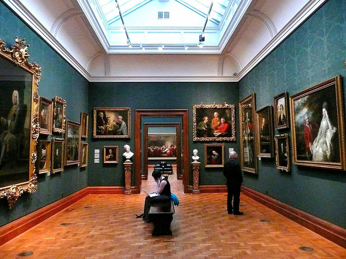 Национальная портретная галерея Лондона, один из залов
