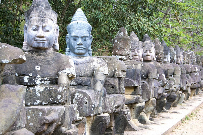 Южные ворота в Ангкоре