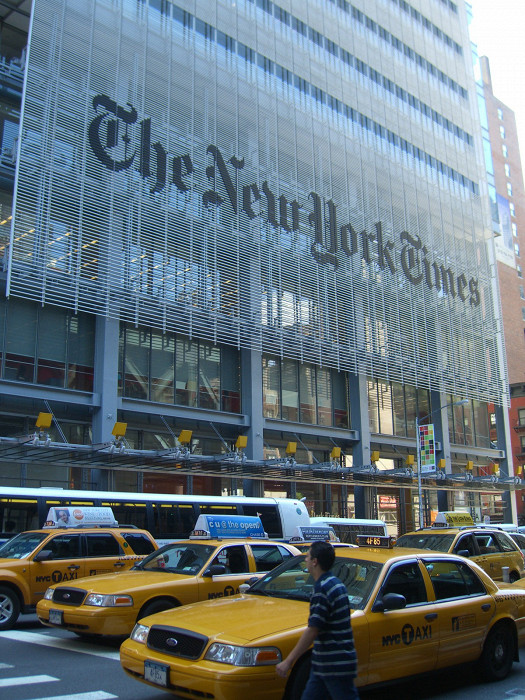 Таймс-Сквер, здание издательства Нью-Йорк Таймс