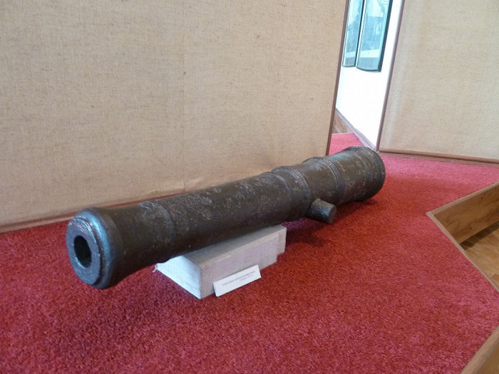 Орловский военно-исторический музей, ствол пушки XVIII века