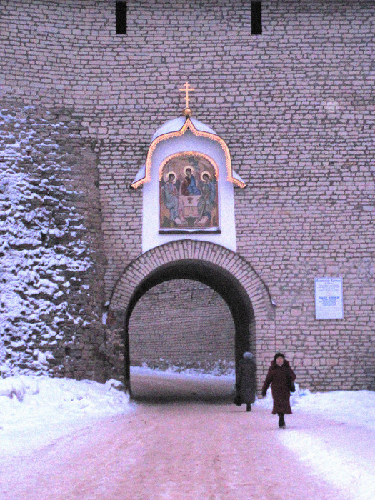 Фреска, Троицкий собор в Пскове