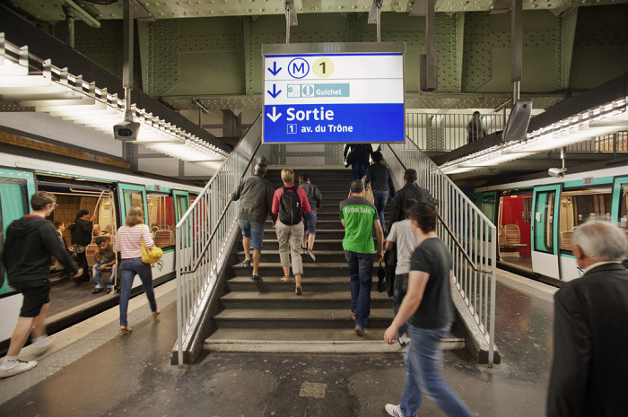 Станция метро Nation в Париже