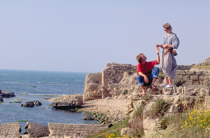 Средневековые сооружения на берегах Средиземного моря в Акко