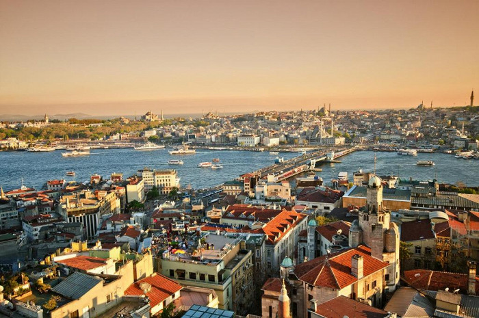 Панорамный вид Стамбула