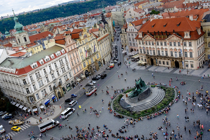 Вид на Староместскую площадь, Прага