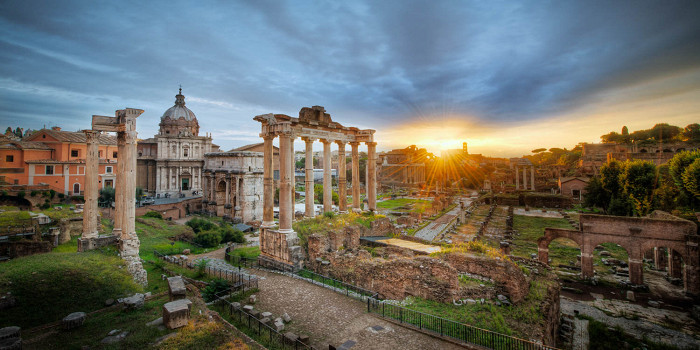 Панорама Римского форума, Рим