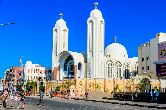 Коптская церковь в районе Эль-Дахар в Хургаде