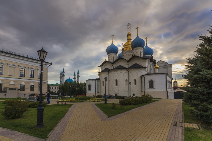 Благовещенский собор казанского кремля фото