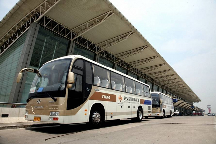Shuttle bus, аэропорт Сяньян