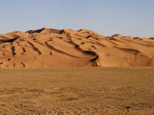 Пейзаж пустыни Гоби, Монголия