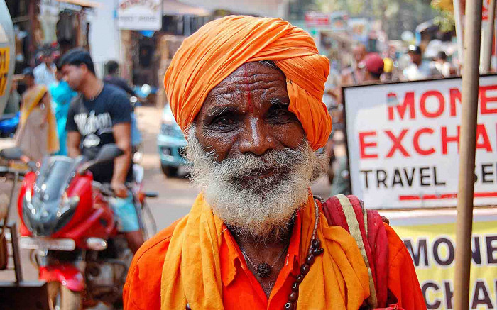 Индия, мужчина в традиционной одежде