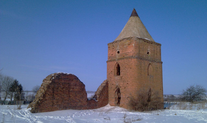 Сабуровская крепость, часть ограды