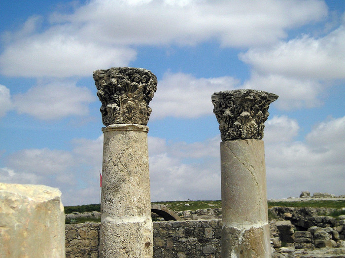 Дворец Омейядов, колонны