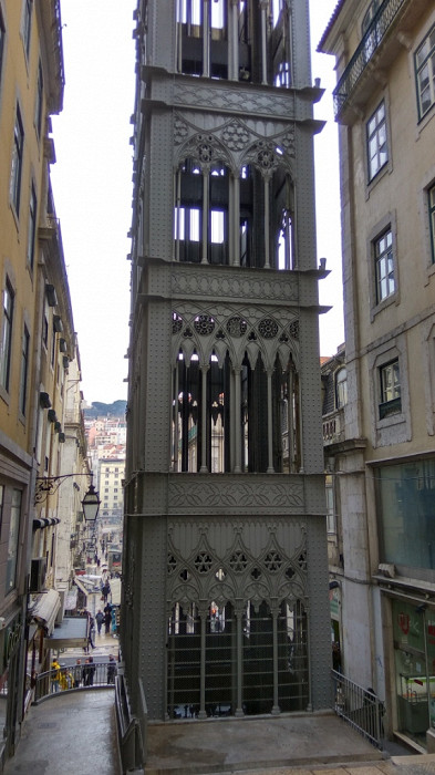 Лифтовый подъёмник в Лиссабоне Элеватор-ди-Санта-Жушта