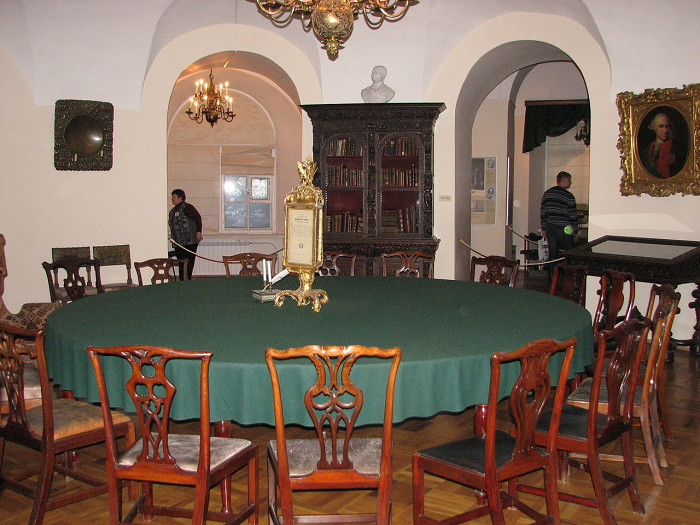 Кунсткамера, конференц-зал Санкт-Петербургской академии наук в XVIII веке