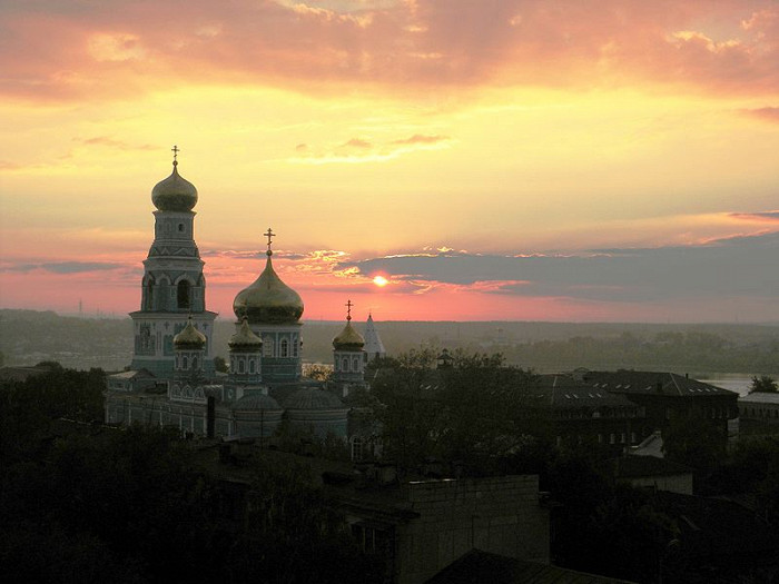 Вид на Казанский собор, Сызрань