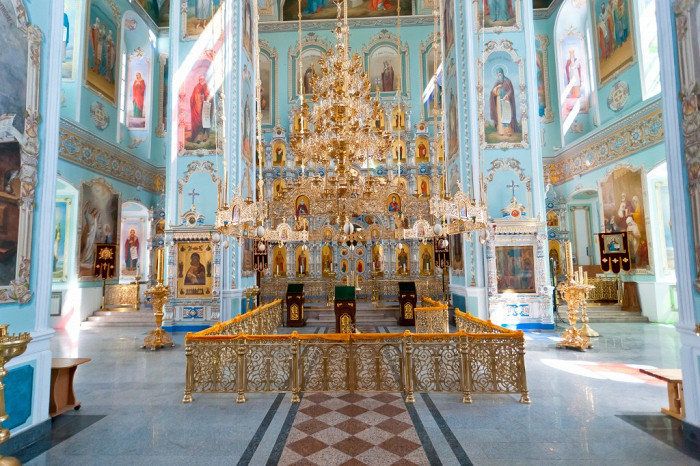 Интерьер церкви, Оранский Богородицкий монастырь, Нижний Новгород