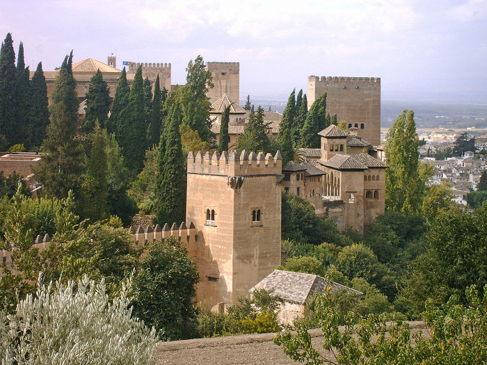 Вид на Альгамбру