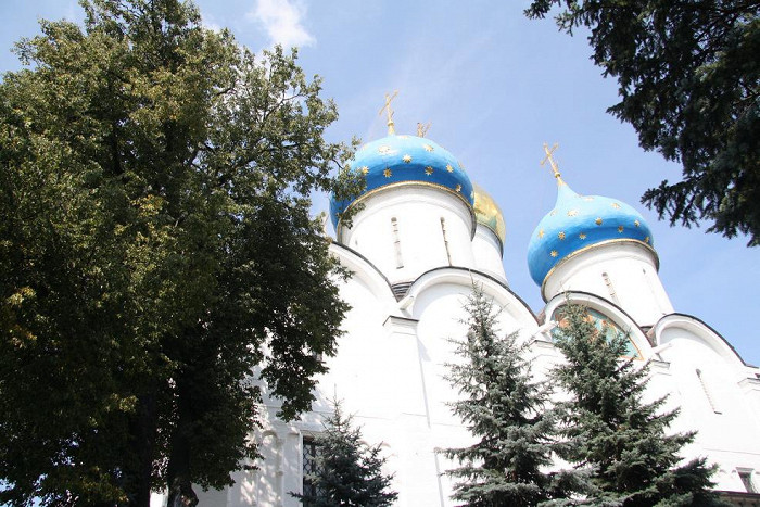 Вид на Успенский собор, Сергиев Посад