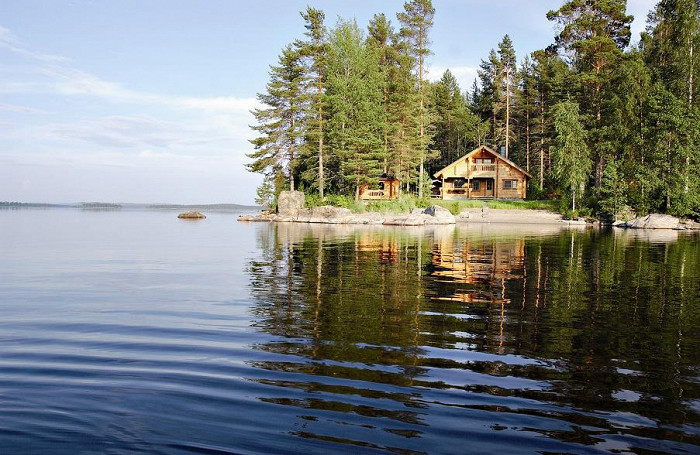 Коттедж на берегу озера, Коли, Финляндия