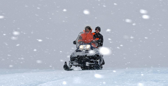 Экскурсии на снегоходе, Кангерлуссуак, Гренландия