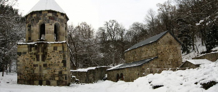 Зеленый монастырь в Боржоми зимой