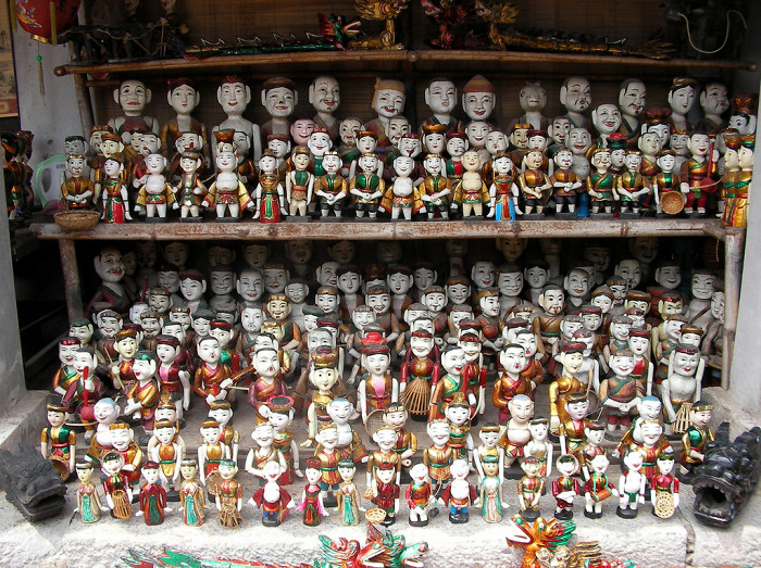Вьетнамский кукольный театр на воде, куклы