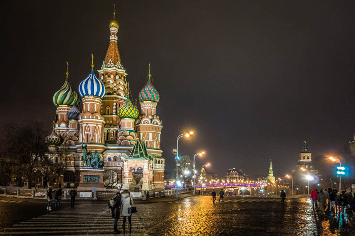 Вечер на Красной площади, Москва