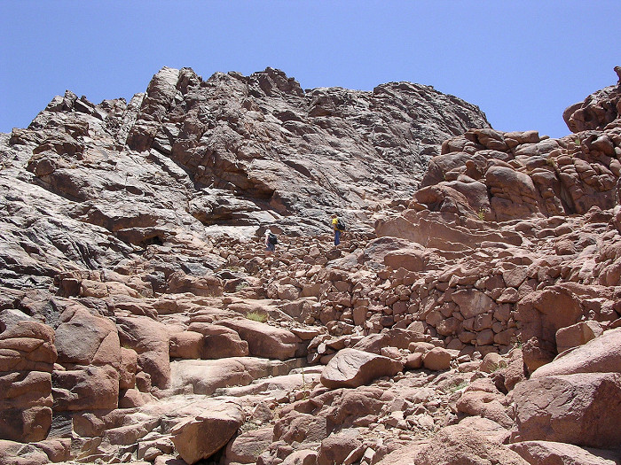 Гора Синай, путь к вершине
