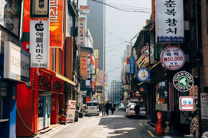 Улица Сеула, Корея