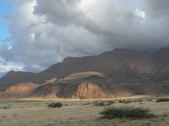 Горы на окраине пустыни Намиб