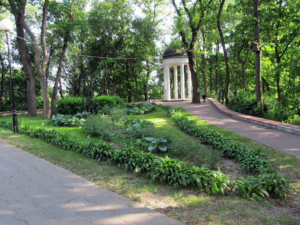 Гомельский парк, клумба