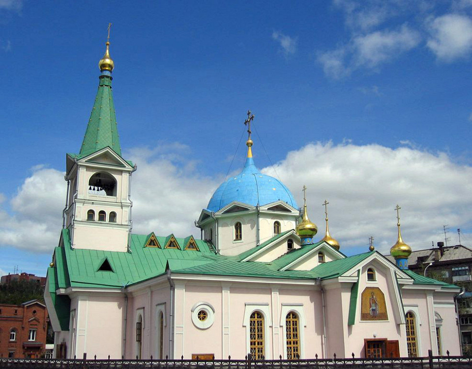 Вознесенский кафедральный собор в Новосибирске