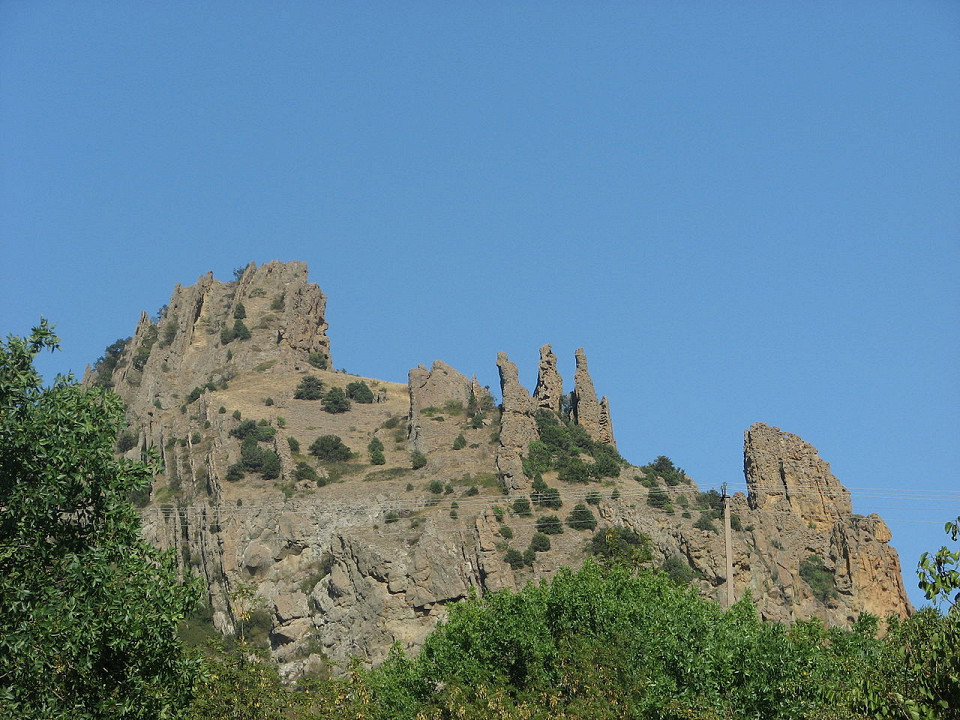Карадагский заповедник, скалы Король и свита